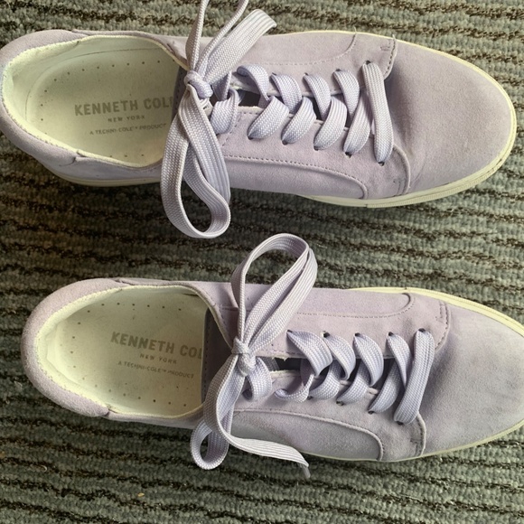 Kenneth Cole Lavender Deirdre Soft Suede Sneaker - Picture 3 of 3